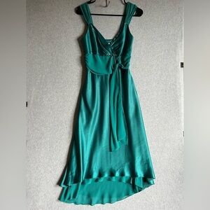 David’s Bridal Dress Women’s 2 Party  Dress Green  Size 2